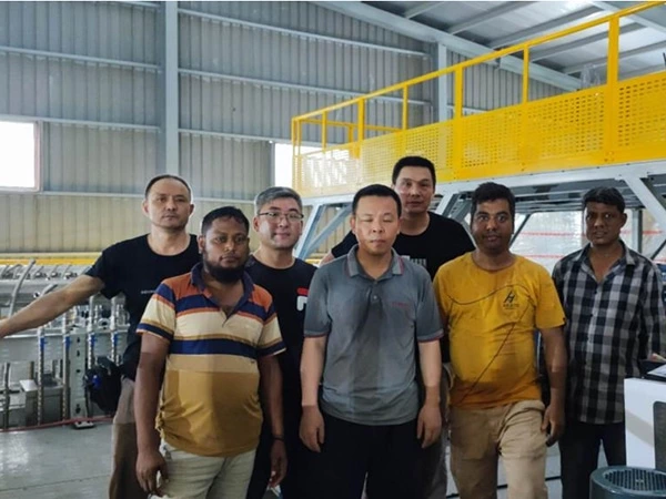 710公海线路检测最新SSMS生产线开始在客户车间安装